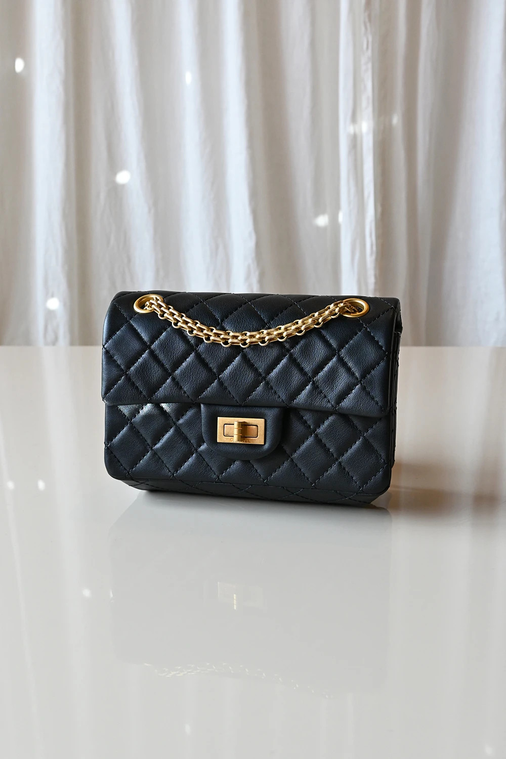 Chanel 2.55 Mini Reissue flap bag | black