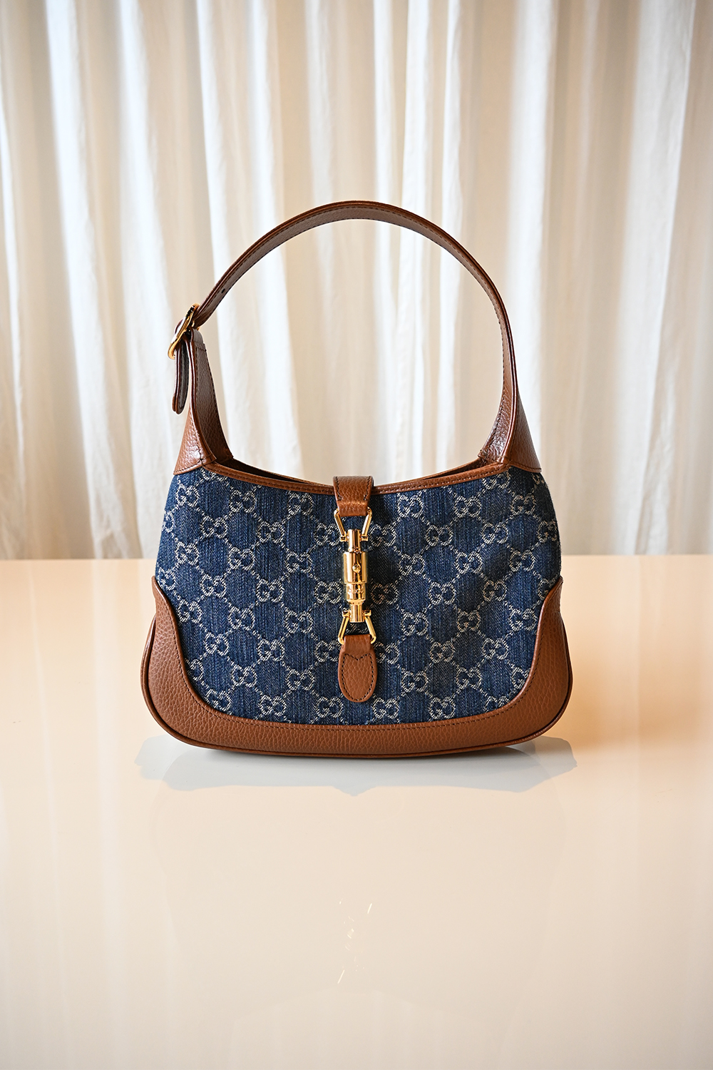 Gucci 1961 Jackie medium bag | Denim