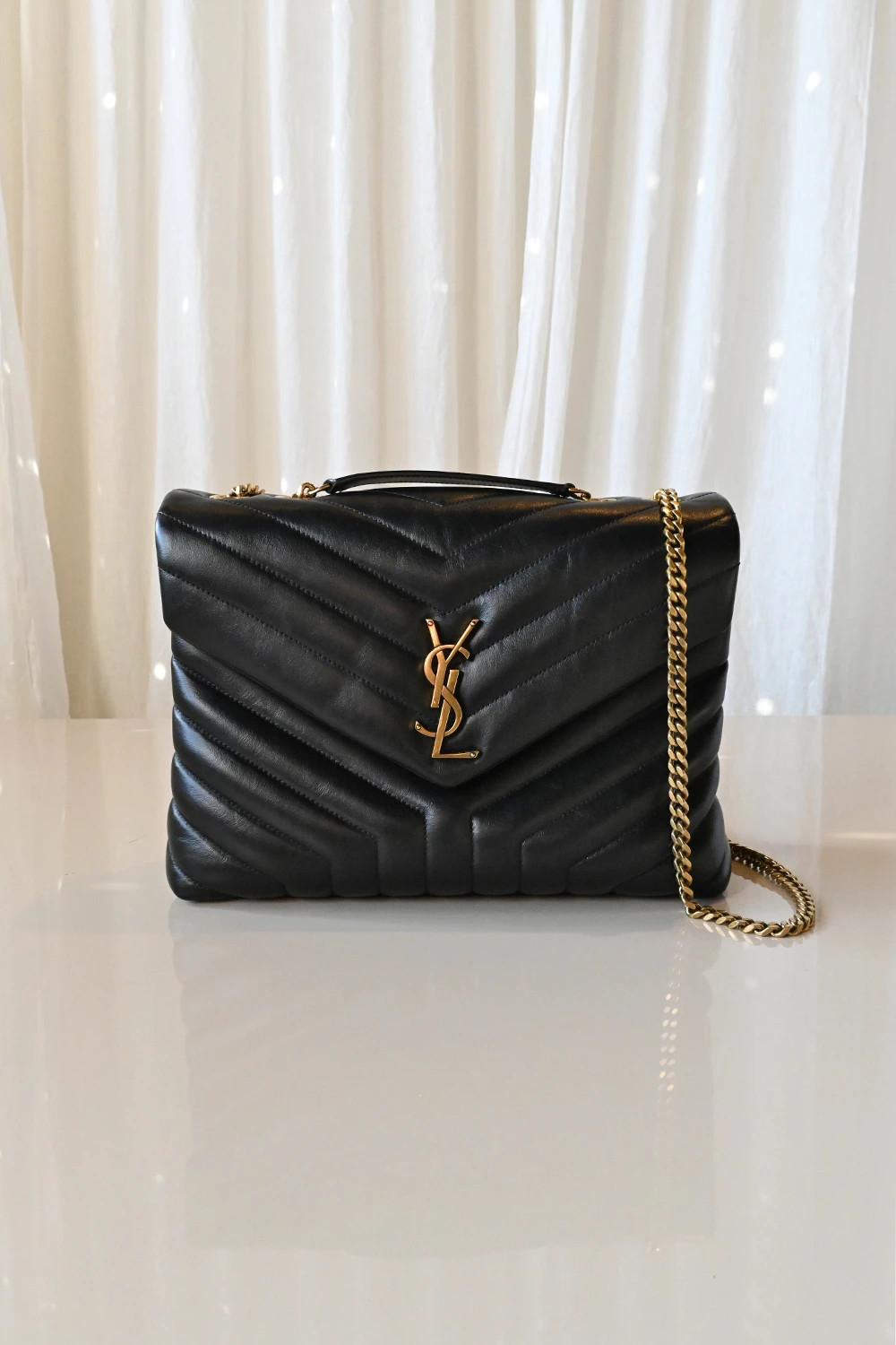 Saint Laurent Loulou Medium bag | black